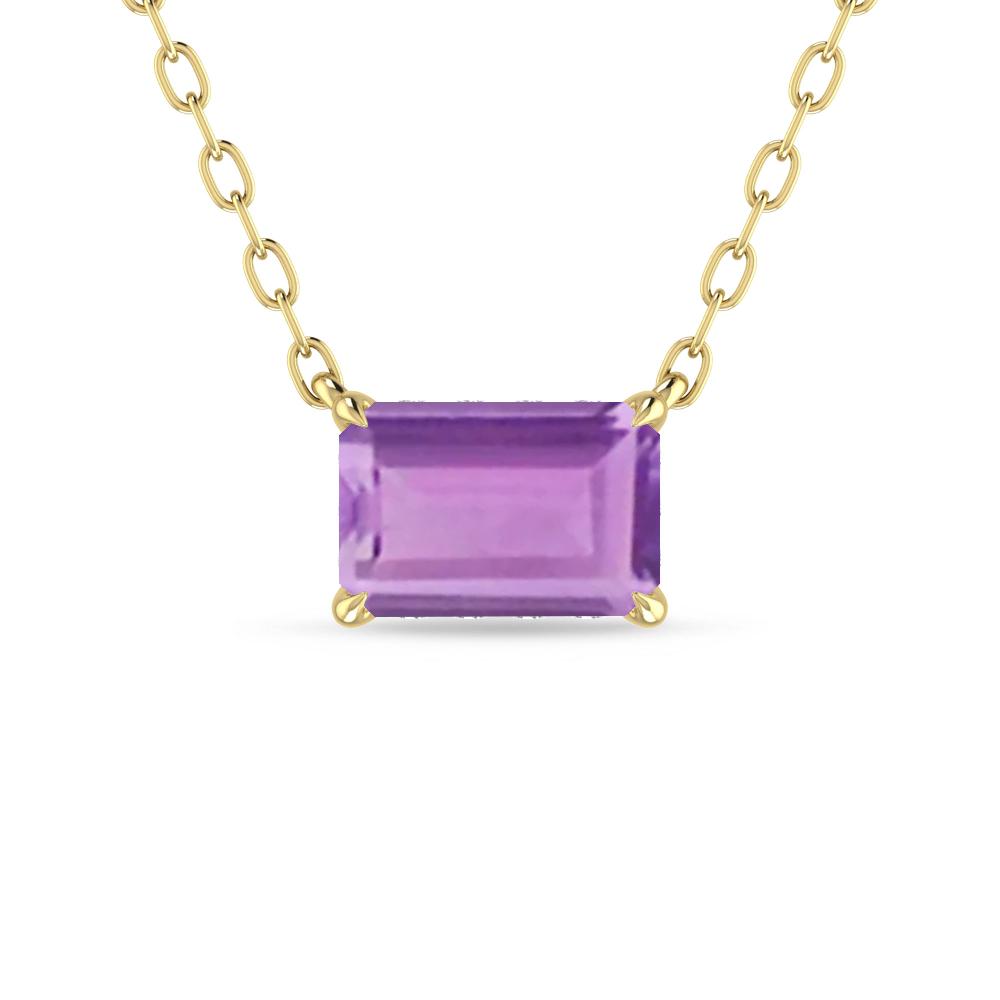 Yellow Gold - Amethyst