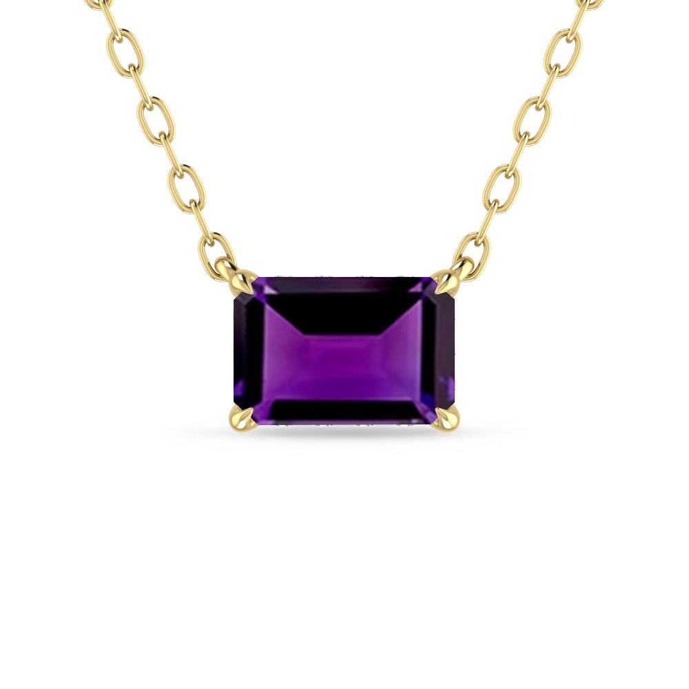 Yellow Gold - Amethyst