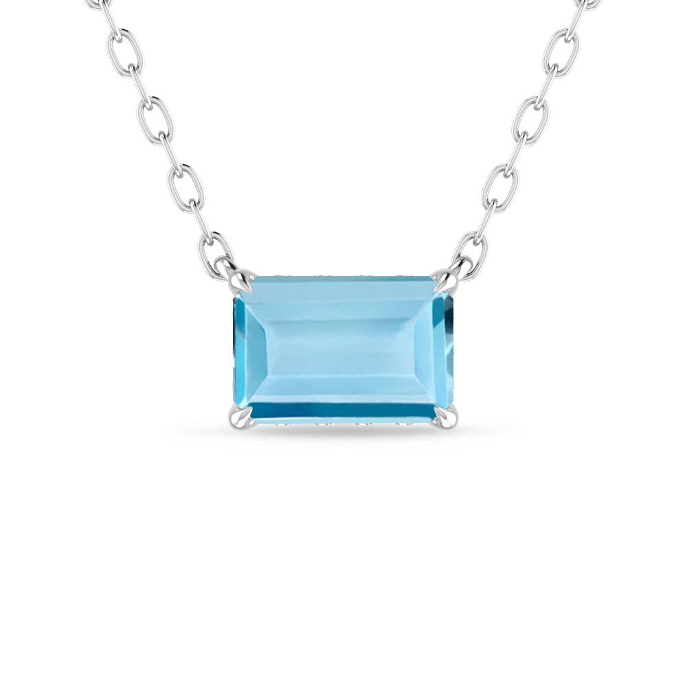 White Gold - Aquamarine