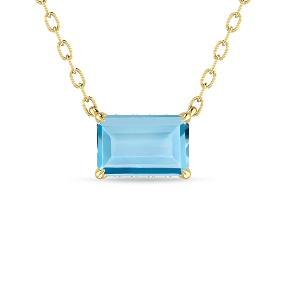 Yellow Gold - Aquamarine