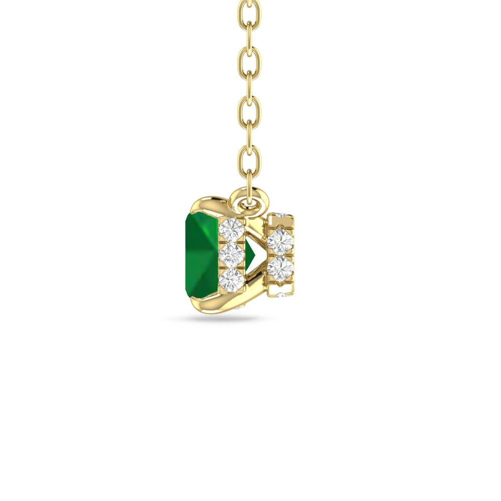 Yellow Gold - Emerald