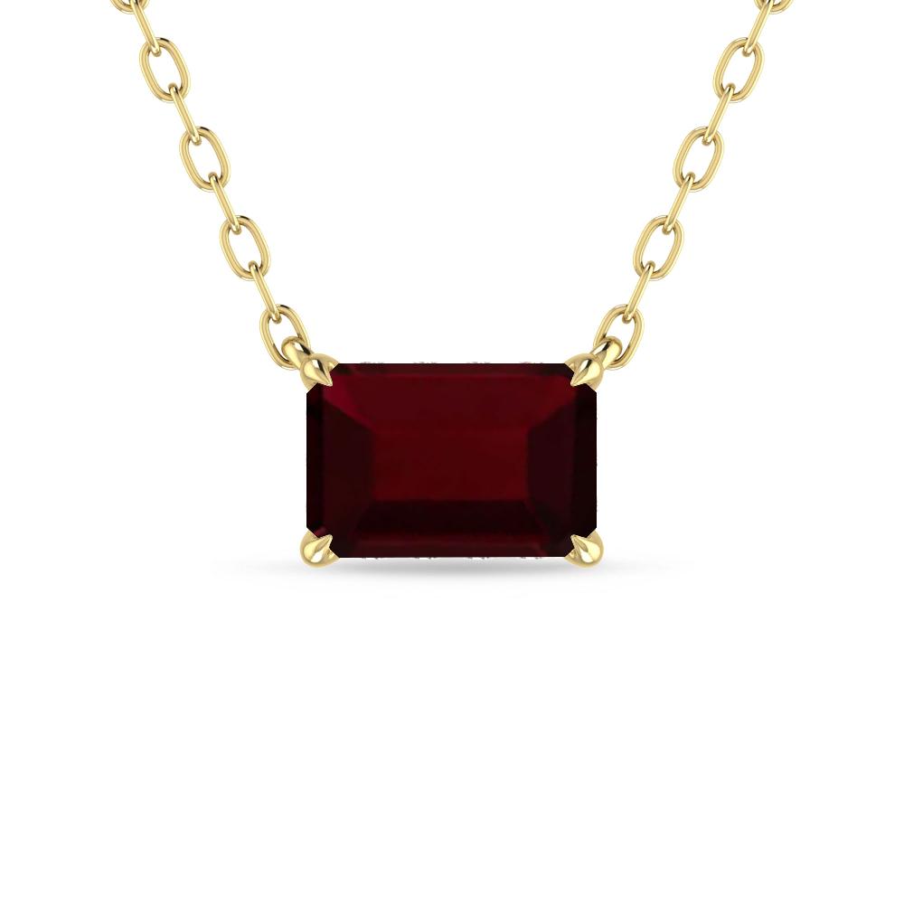 Yellow Gold - Garnet