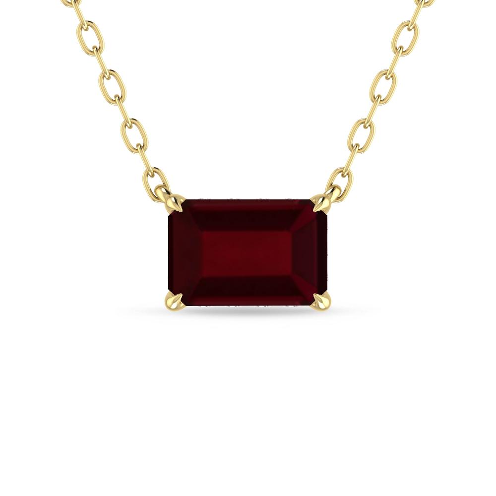 Yellow Gold - Garnet