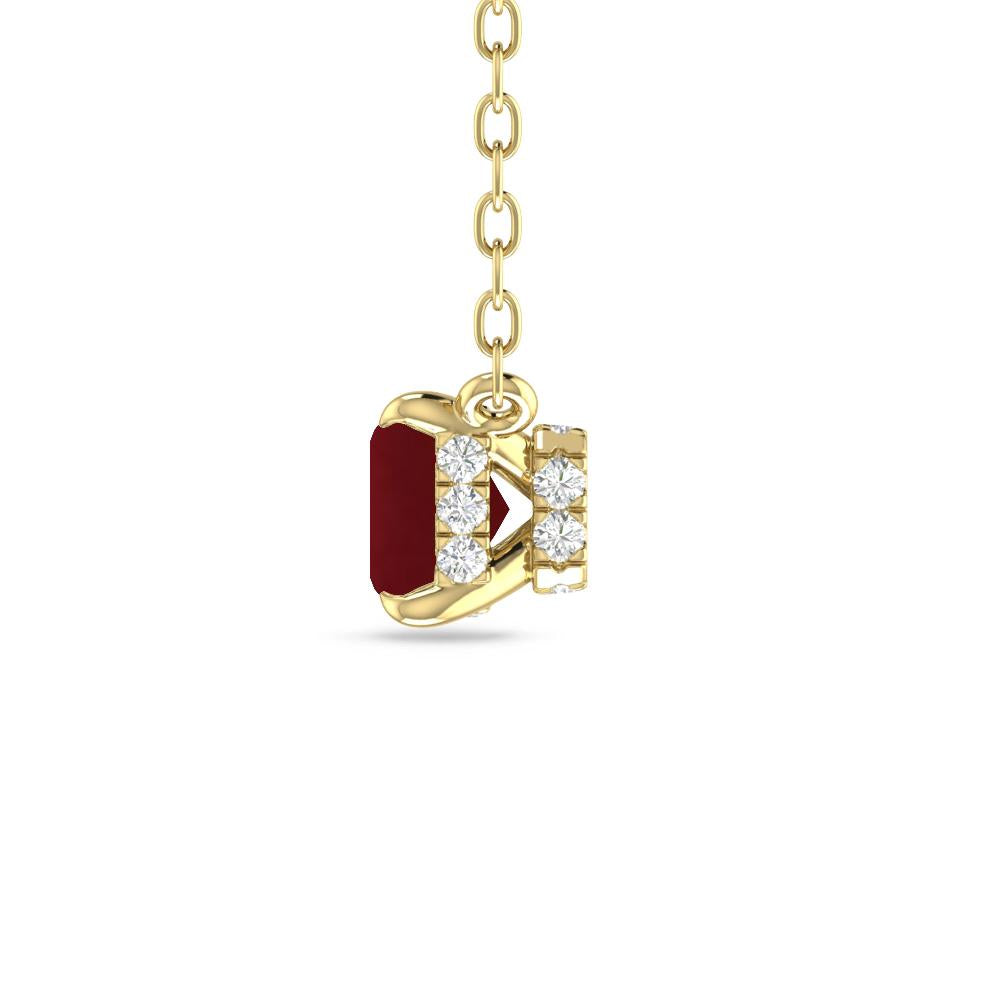 Yellow Gold - Garnet