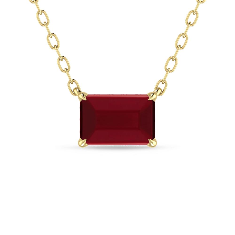 Yellow Gold - Garnet