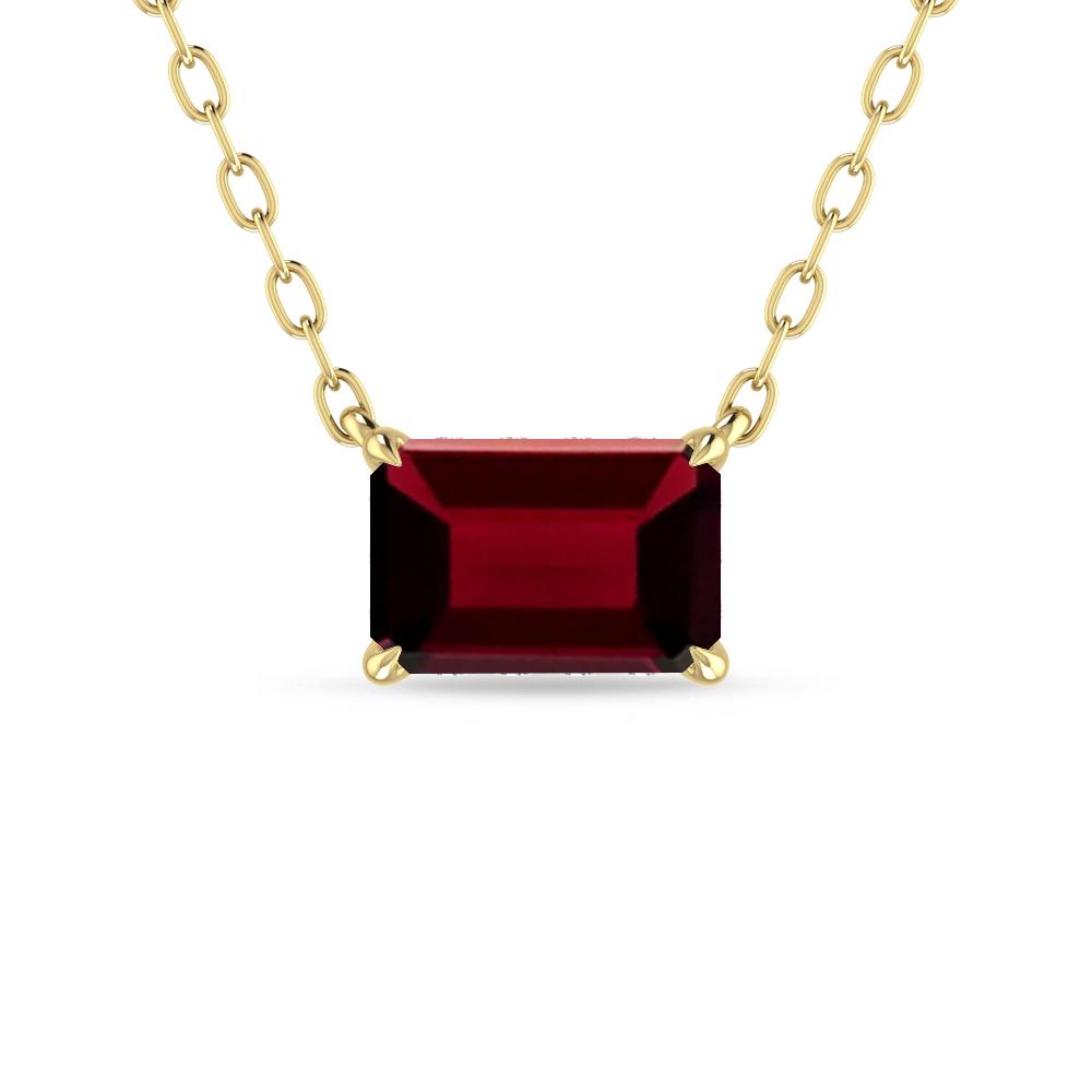 Yellow Gold - Garnet