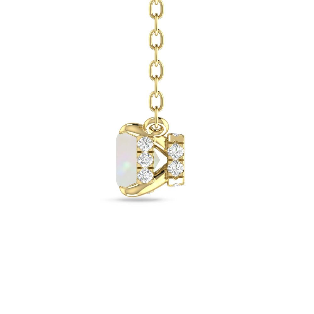 Yellow Gold - Opal