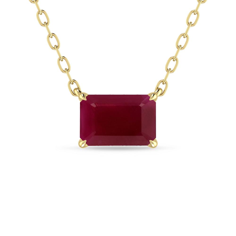 Yellow Gold - Ruby