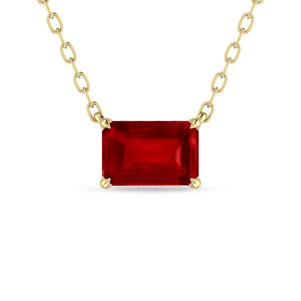 Yellow Gold - Ruby