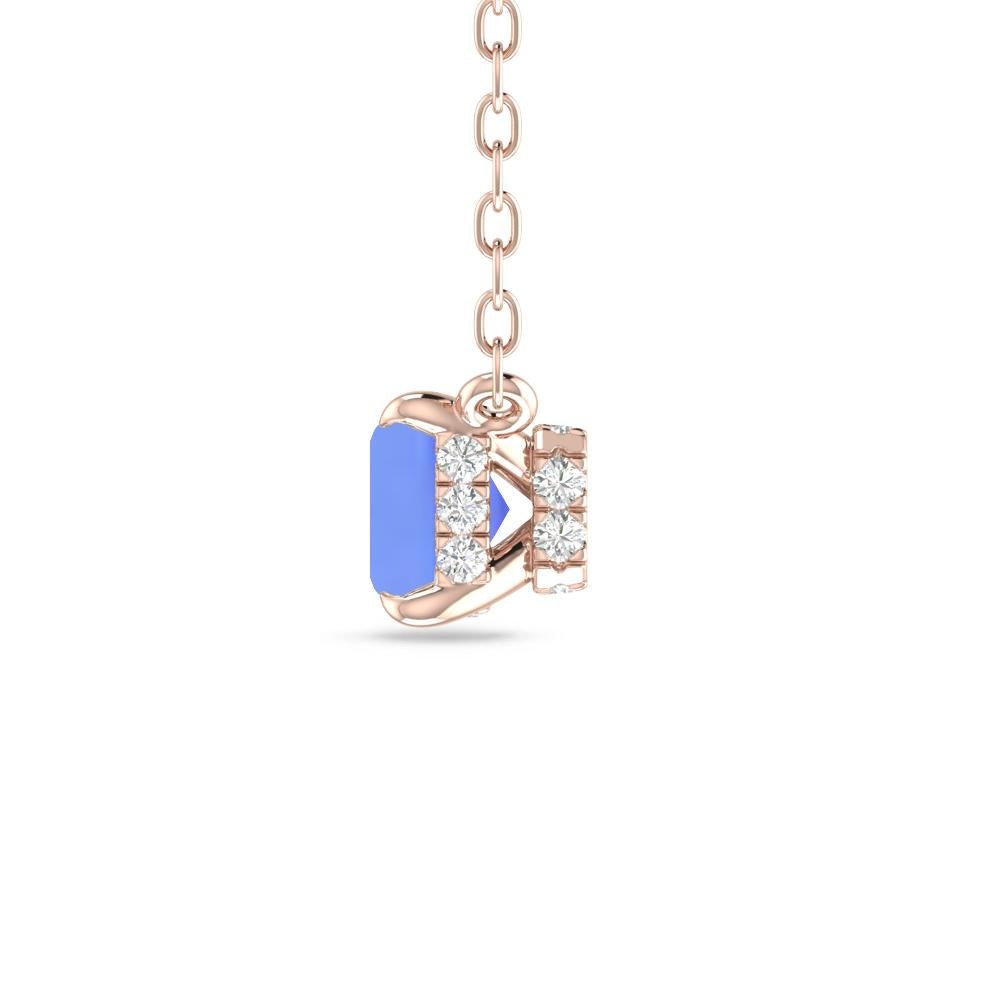 Rose Gold - Tanzanite