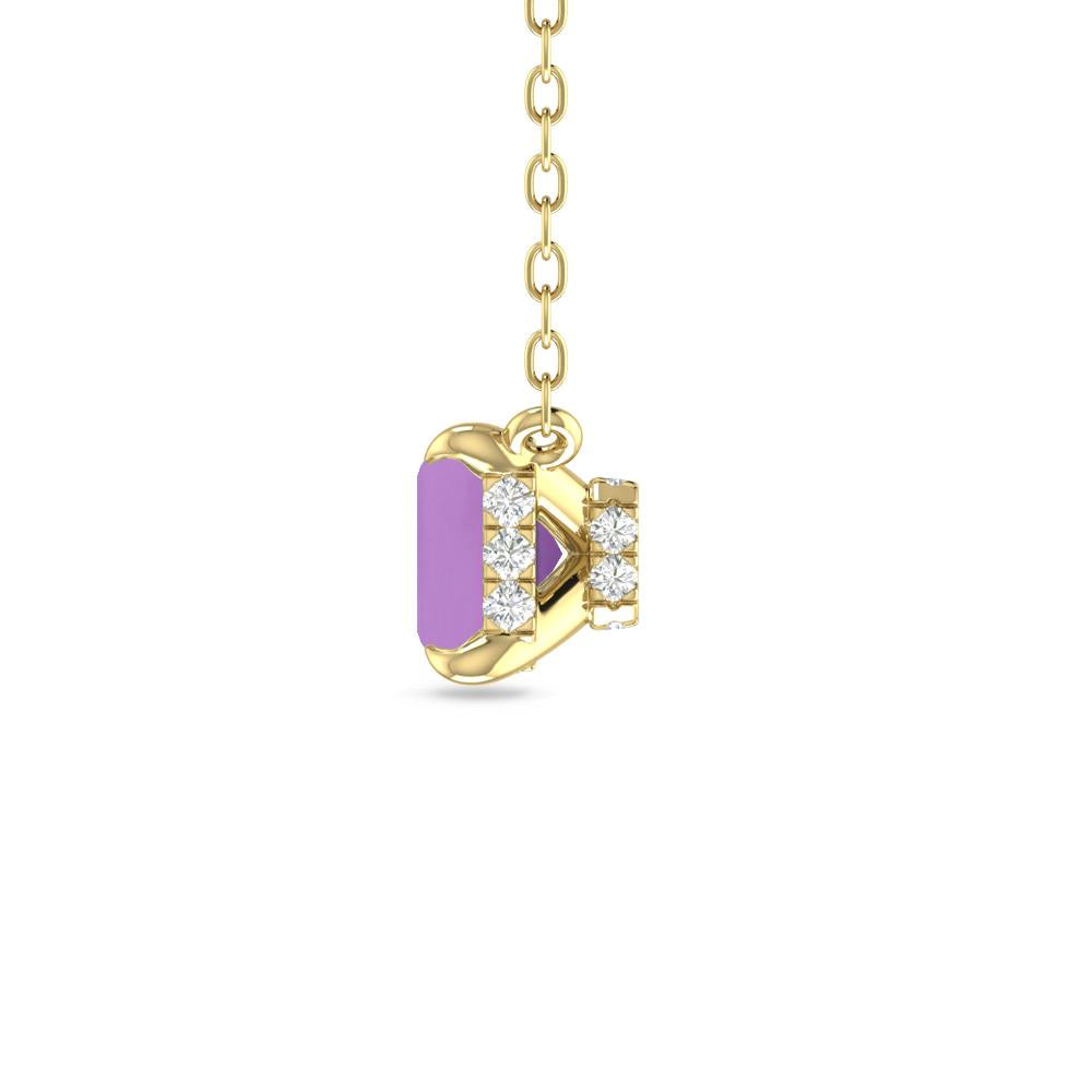 Yellow Gold - Amethyst