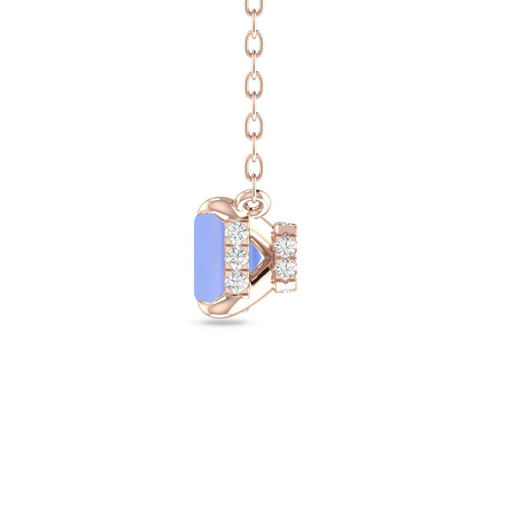 Rose Gold - Tanzanite