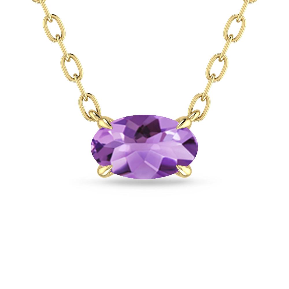 Yellow Gold - Amethyst