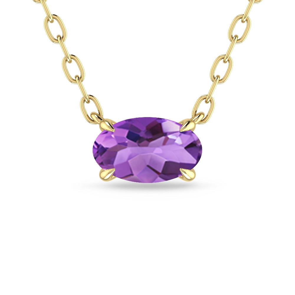 Yellow Gold - Amethyst