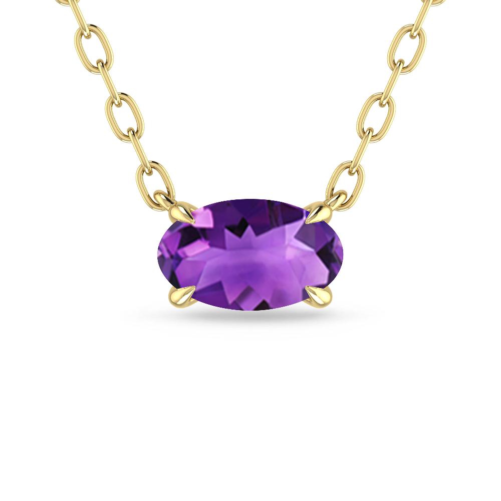 Yellow Gold - Amethyst