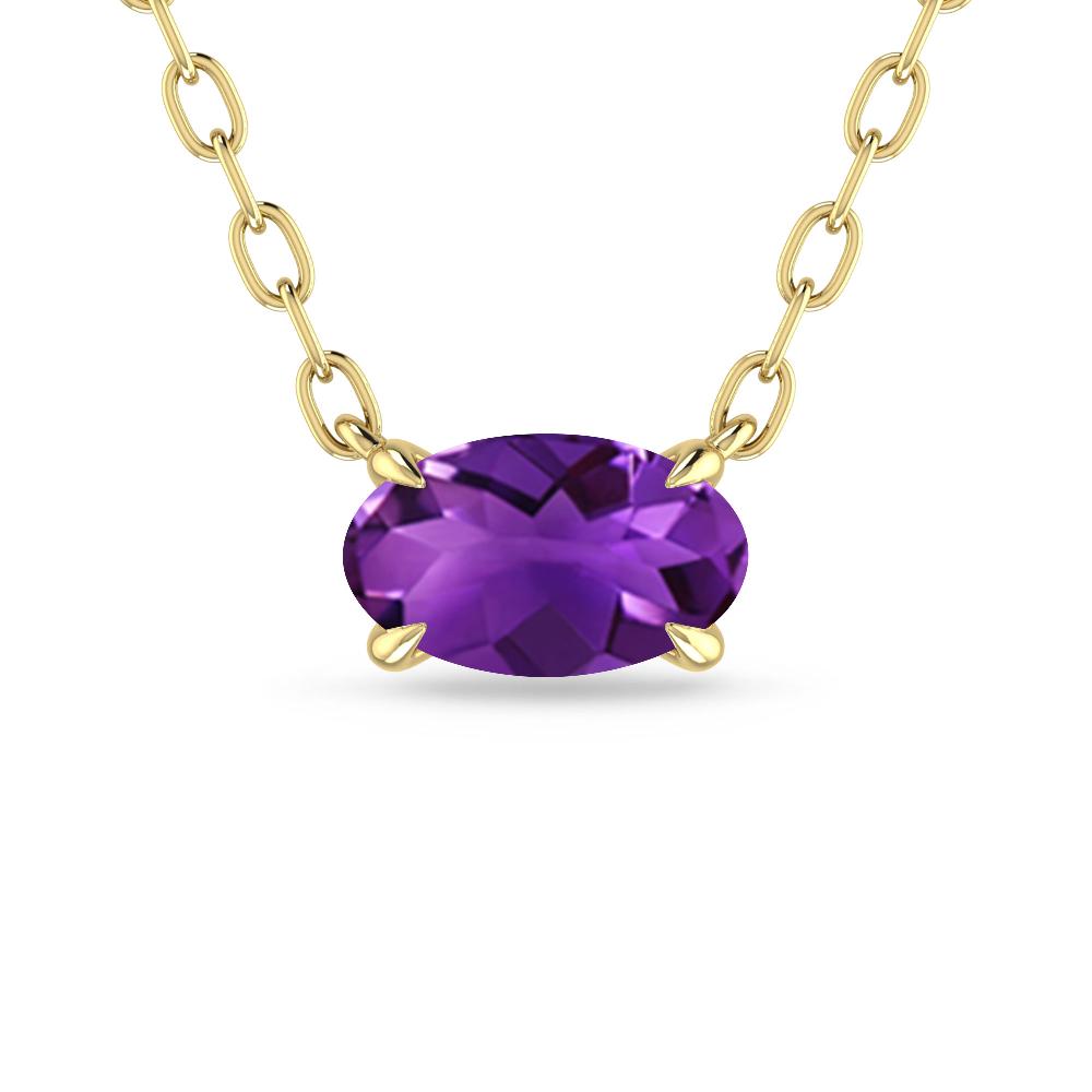 Yellow Gold - Amethyst