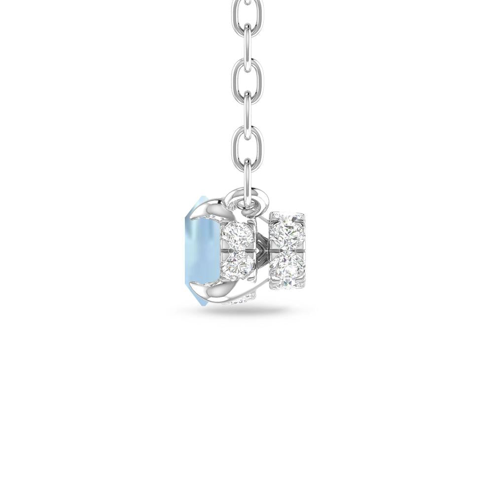 White Gold - Aquamarine