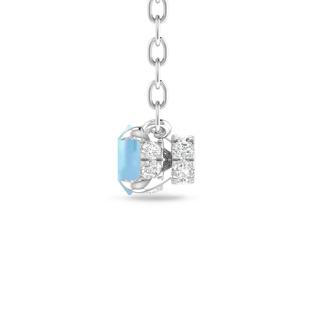 White Gold - Aquamarine