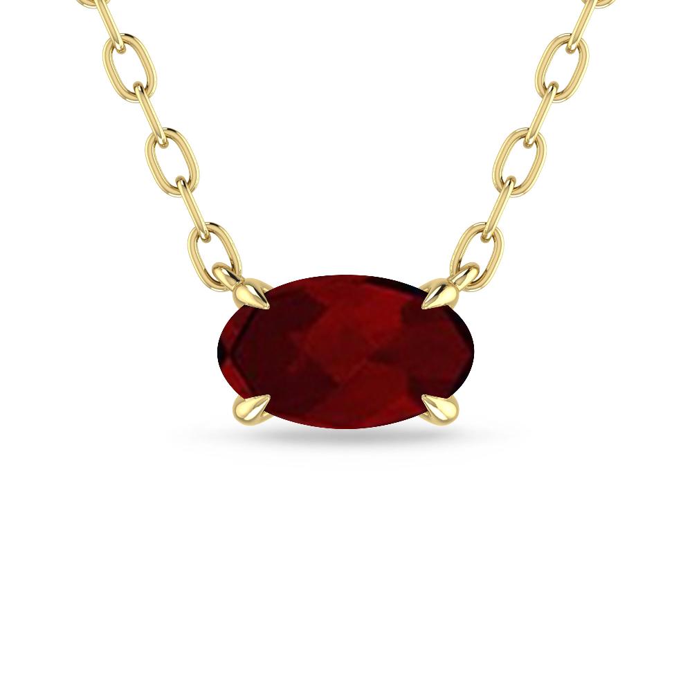 Yellow Gold - Garnet