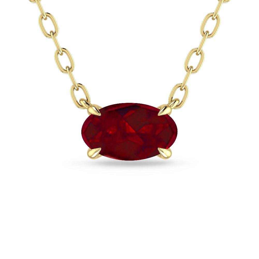 Yellow Gold - Garnet