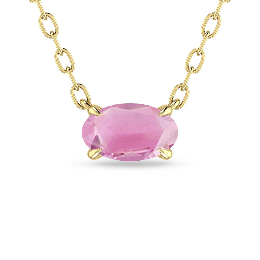 Yellow Gold - Pink Tourmaline