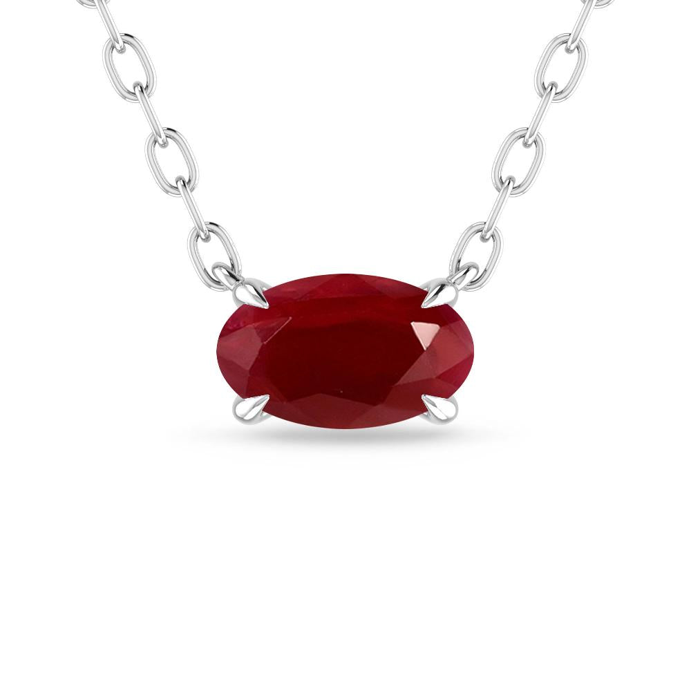 White Gold - Ruby