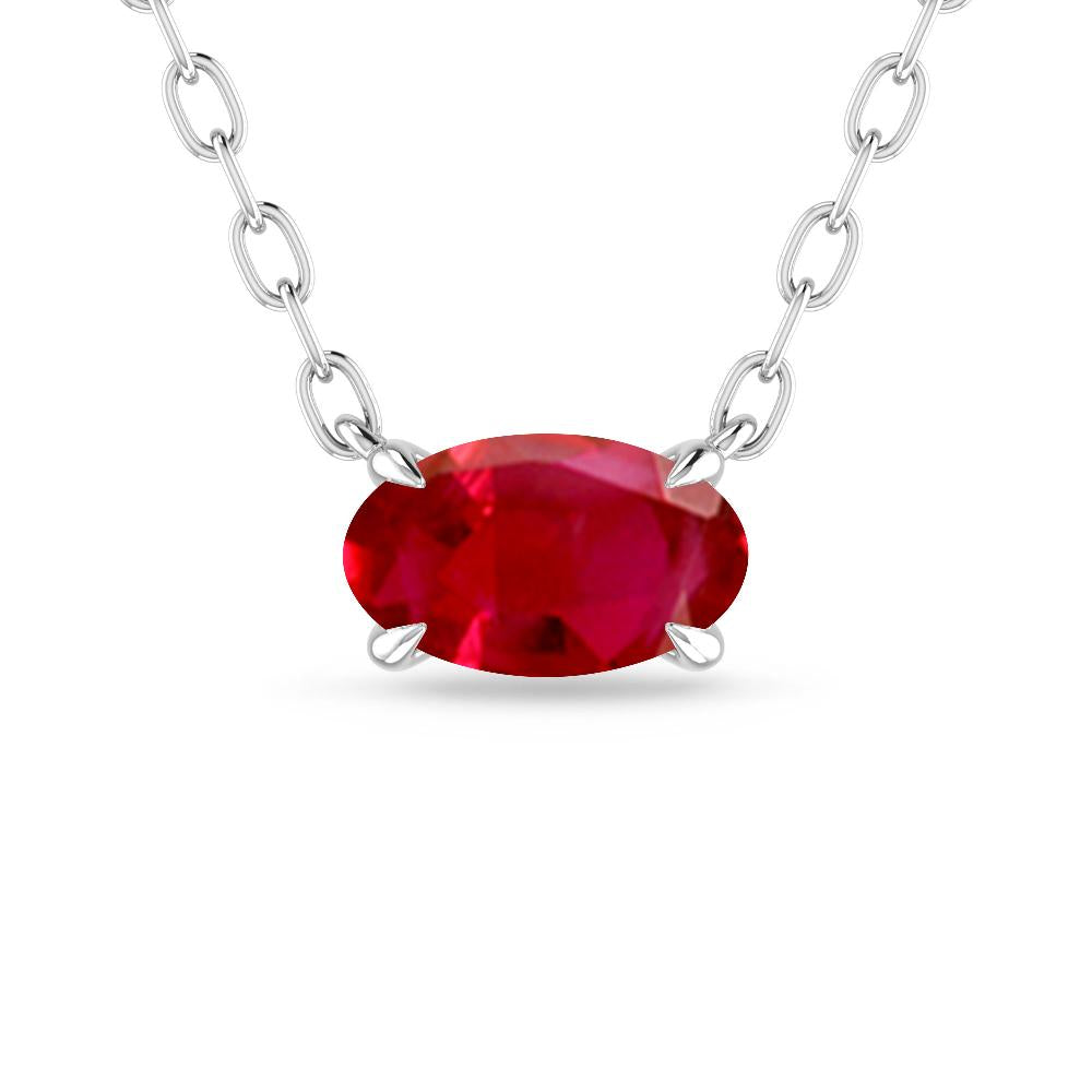 White Gold - Ruby