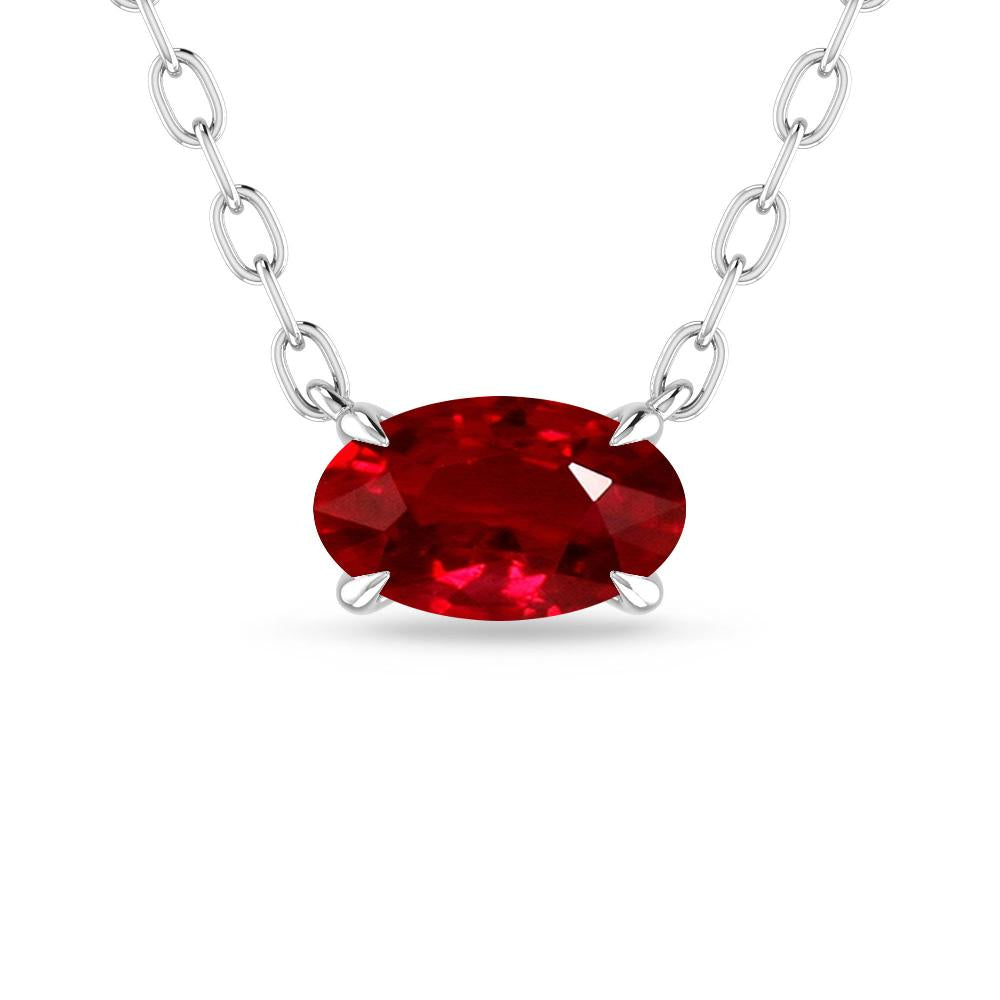 White Gold - Ruby