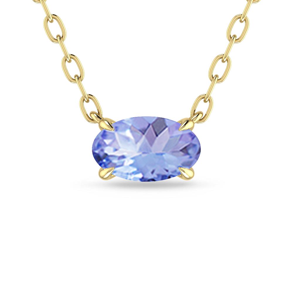 Yellow Gold - Tanzanite