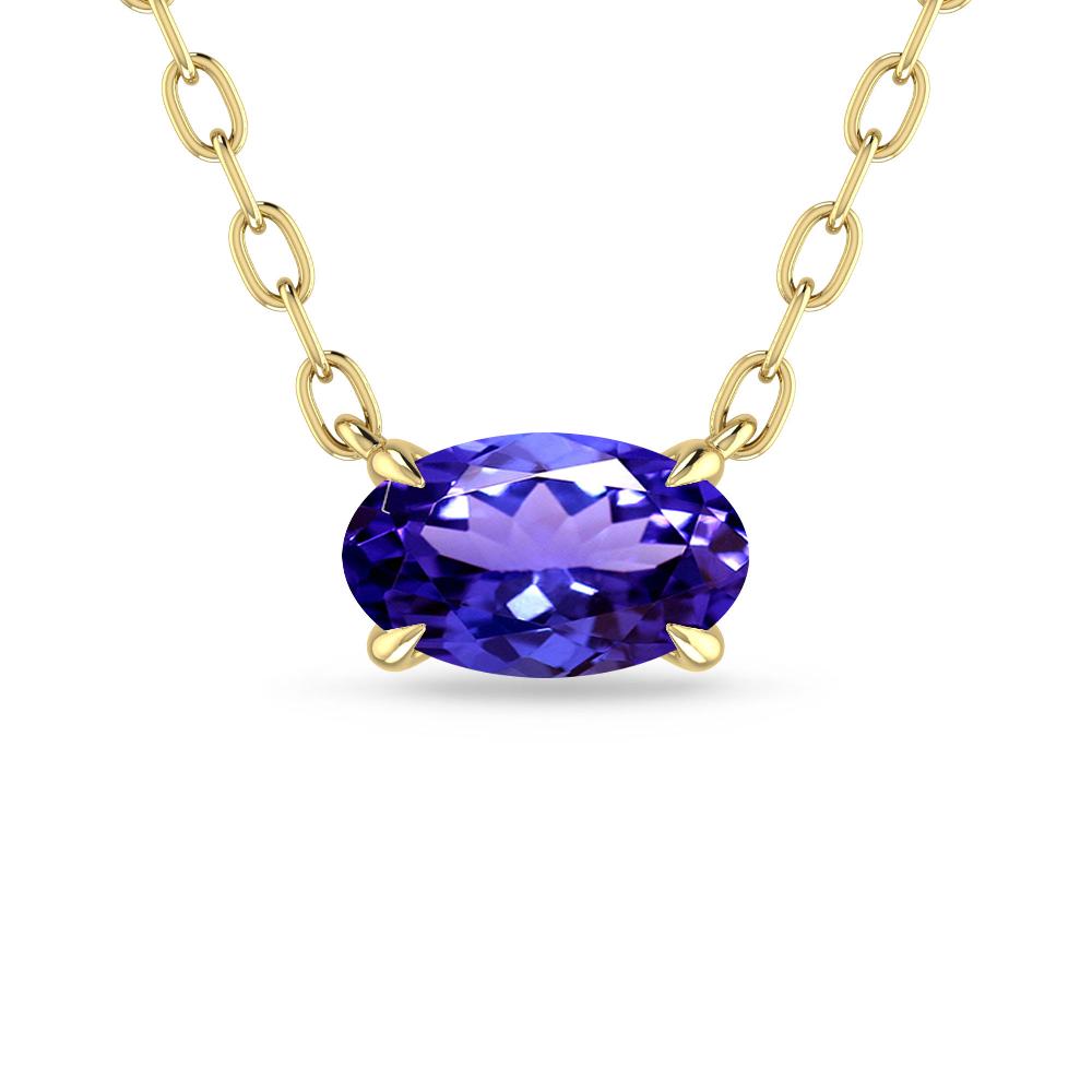 Yellow Gold - Tanzanite