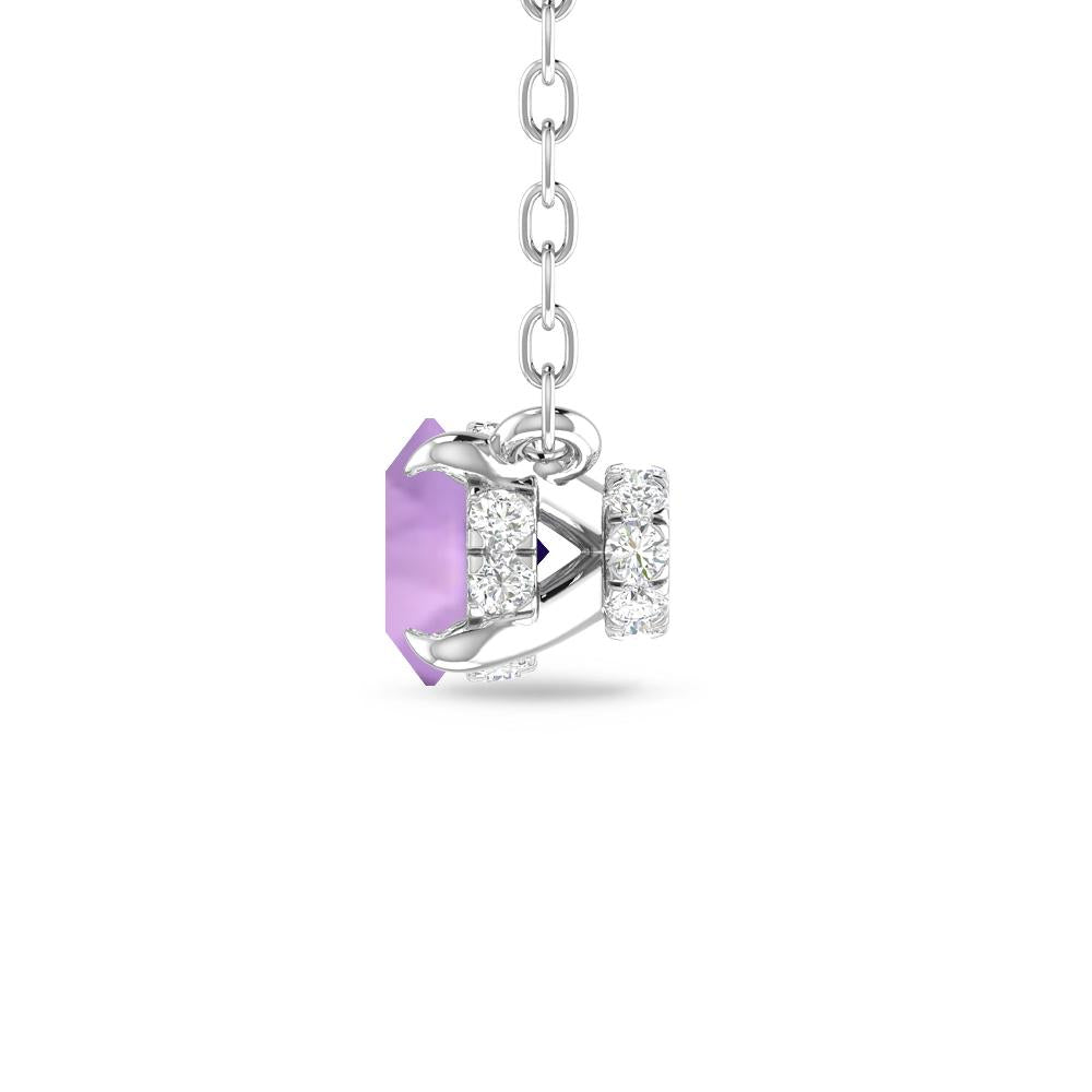 White Gold - Amethyst