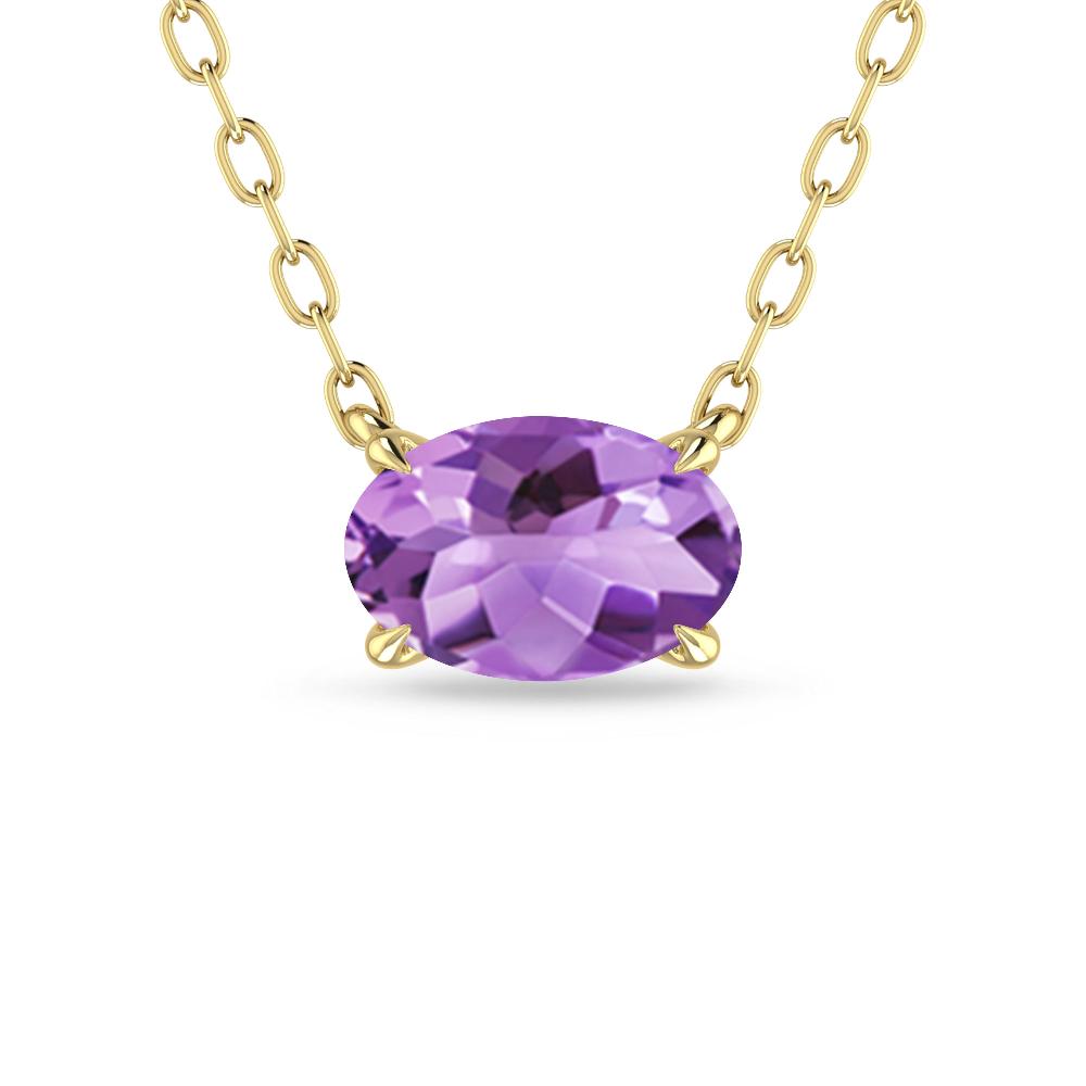 Yellow Gold - Amethyst