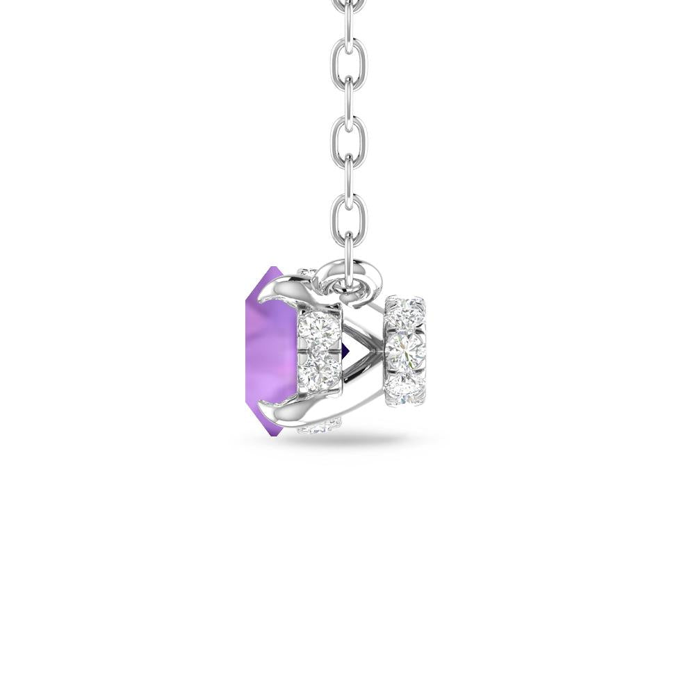 White Gold - Amethyst