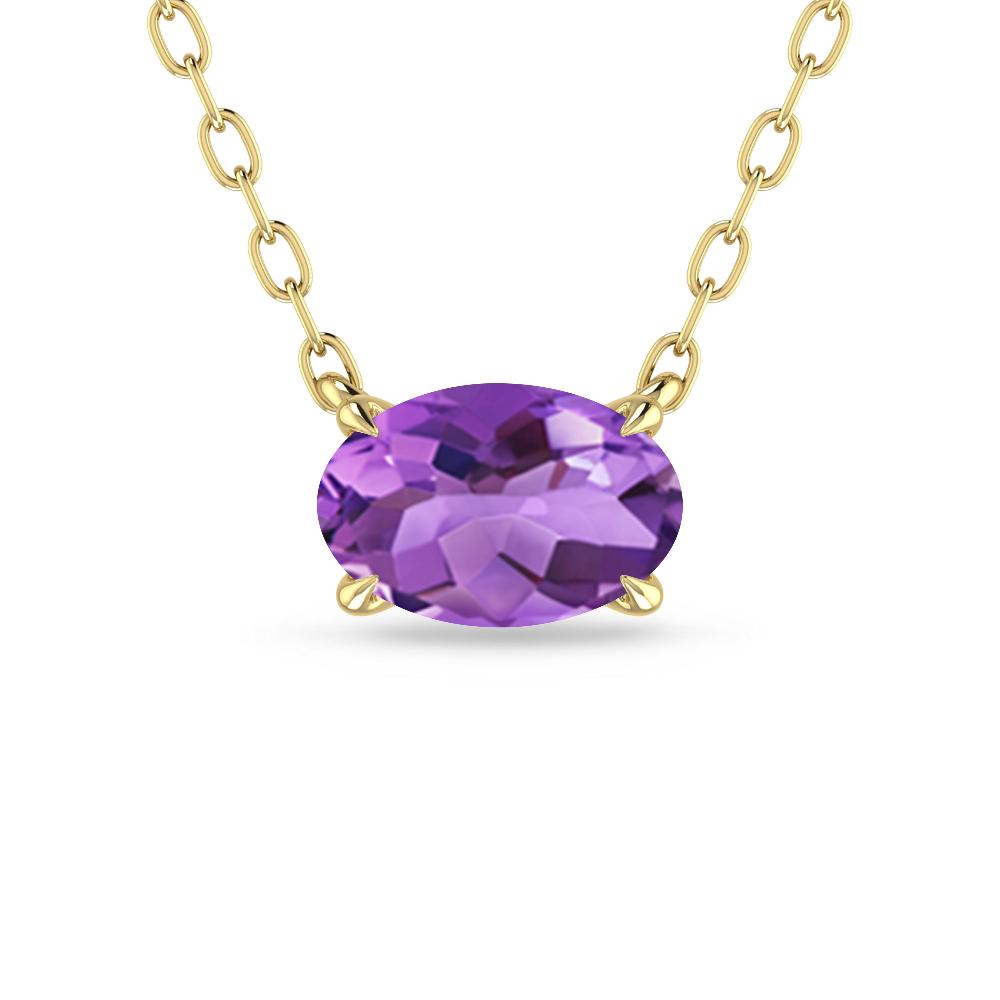 Yellow Gold - Amethyst