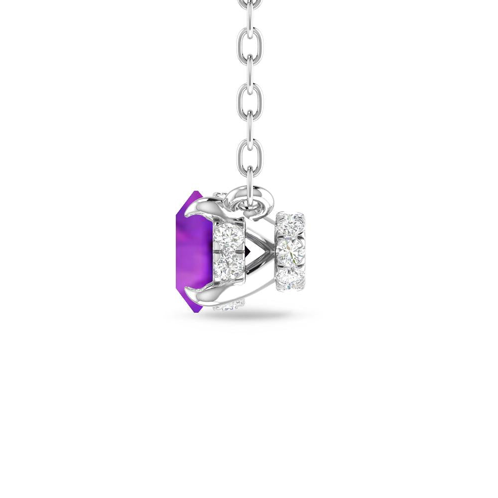 White Gold - Amethyst