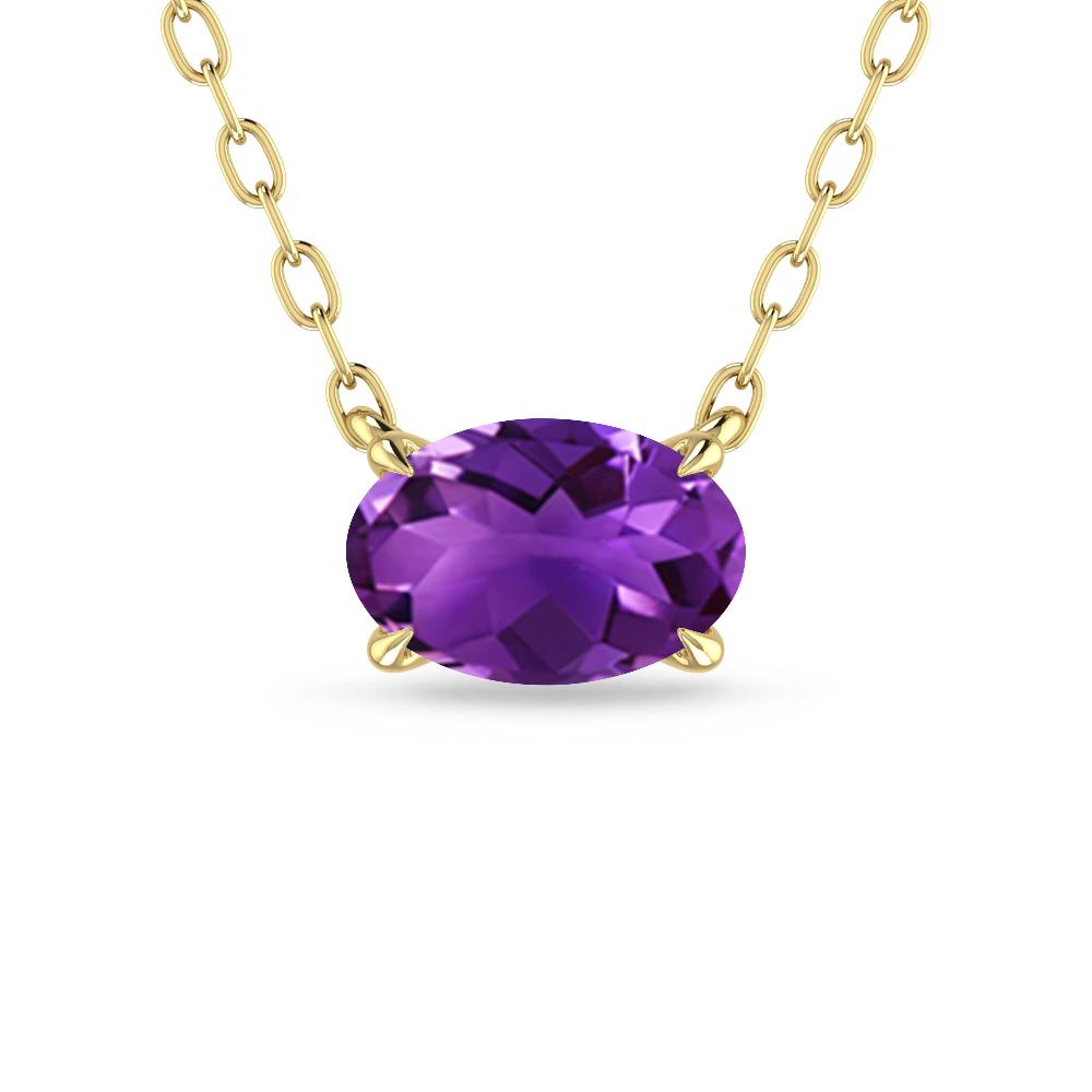 Yellow Gold - Amethyst