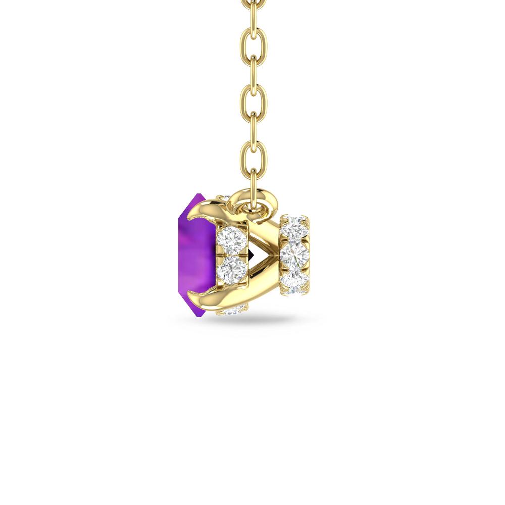 Yellow Gold - Amethyst