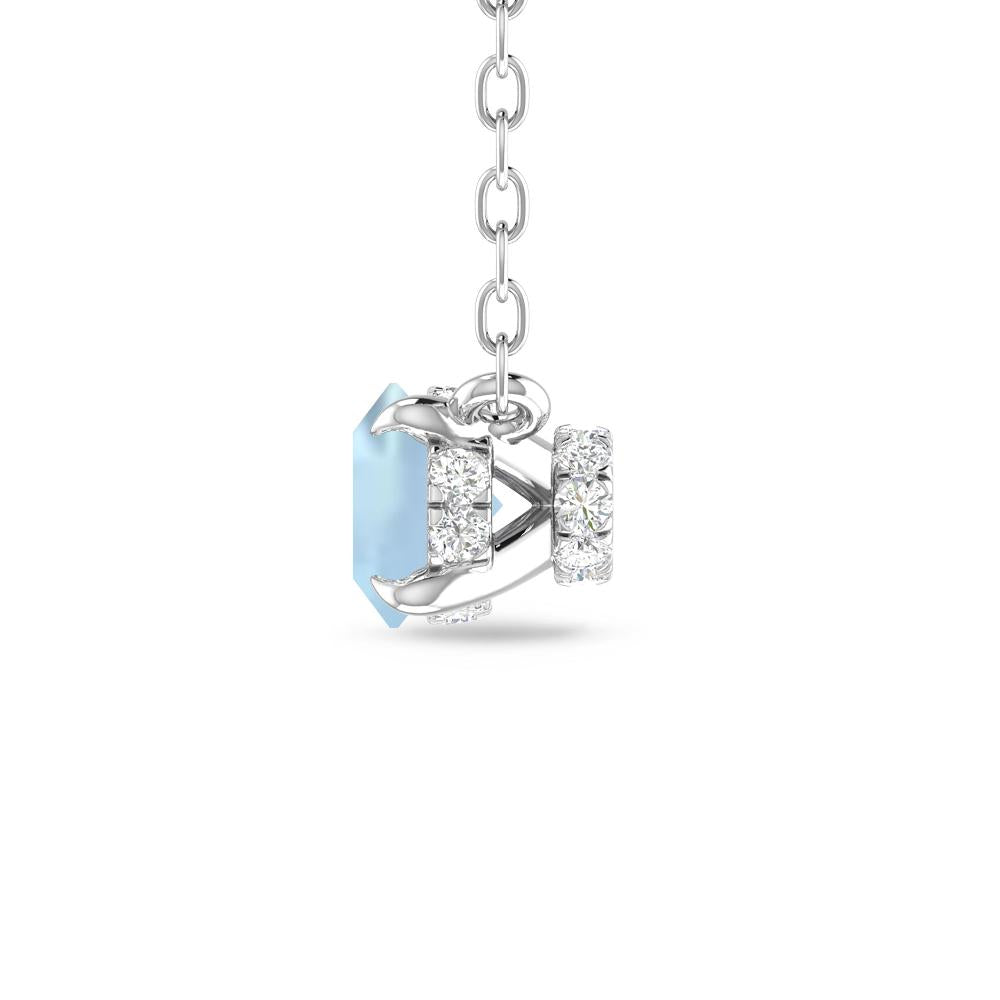 White Gold - Aquamarine