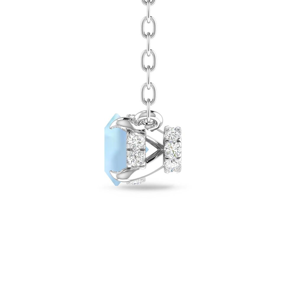 White Gold - Aquamarine