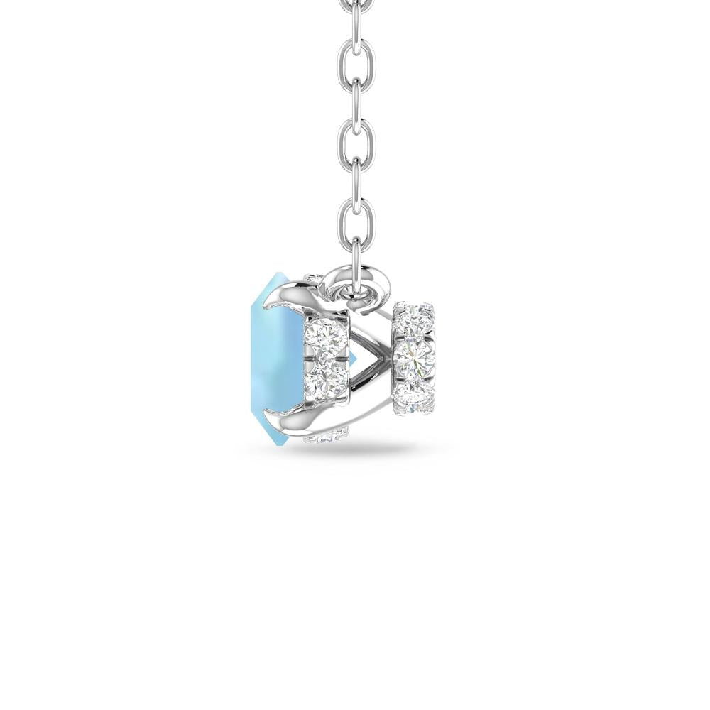 White Gold - Aquamarine