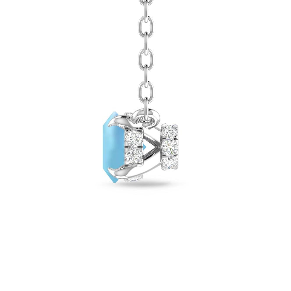 White Gold - Aquamarine