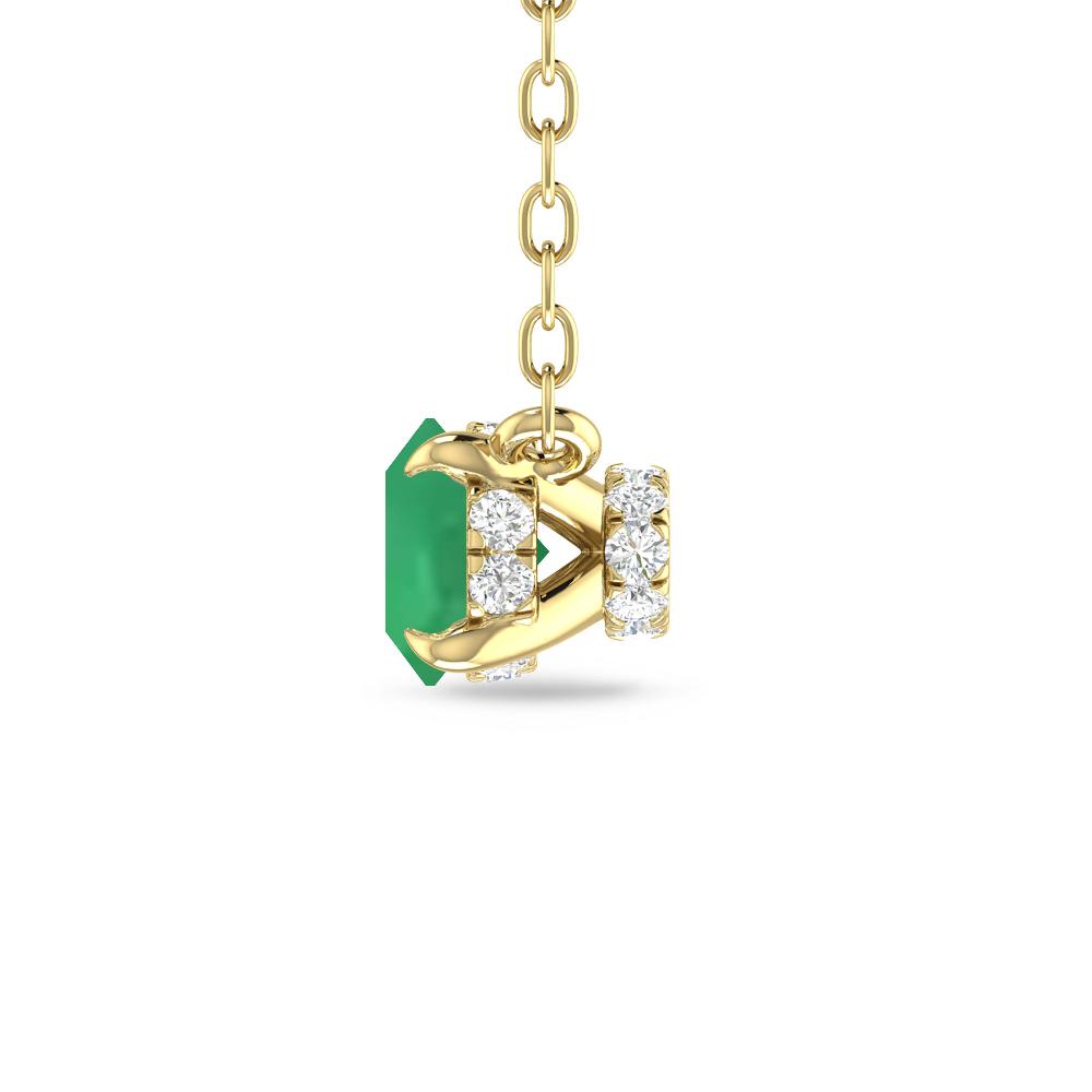 Yellow Gold - Emerald