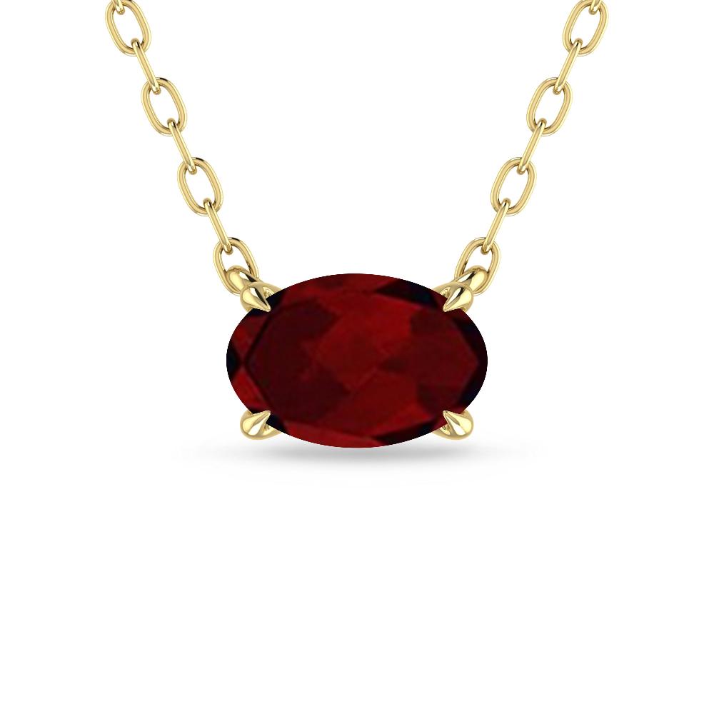 Yellow Gold - Garnet