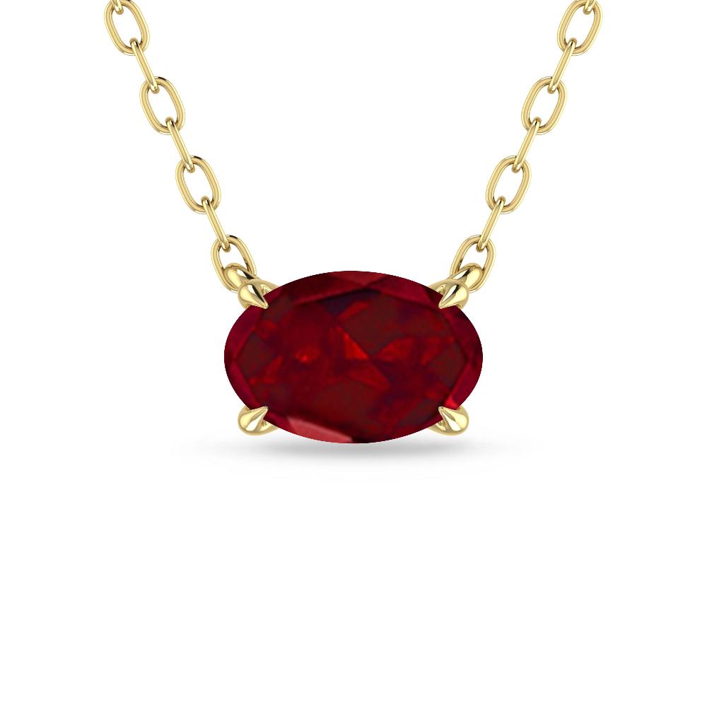 Yellow Gold - Garnet