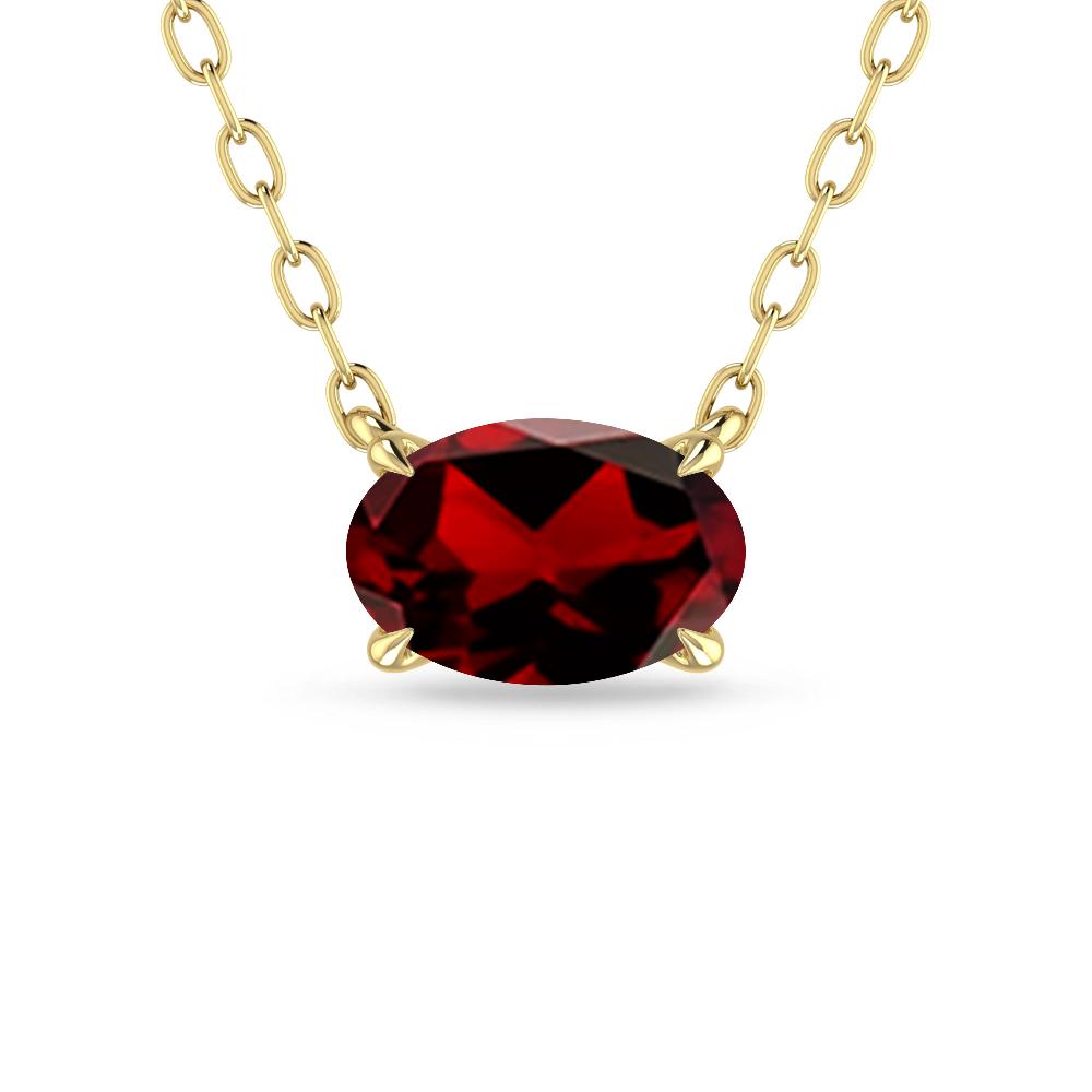 Yellow Gold - Garnet