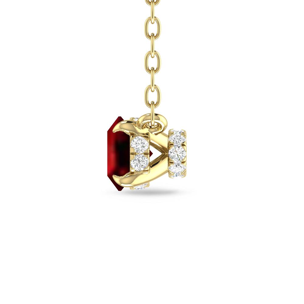 Yellow Gold - Garnet