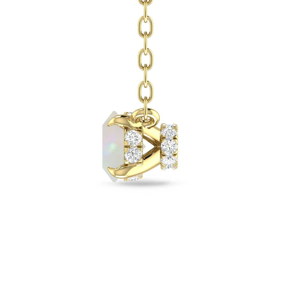 Yellow Gold - Opal