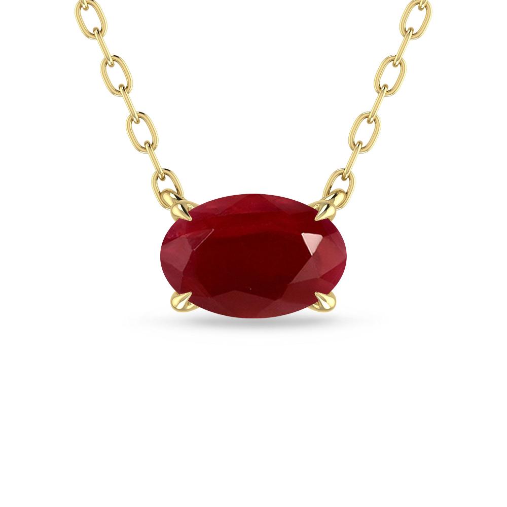 Yellow Gold - Ruby