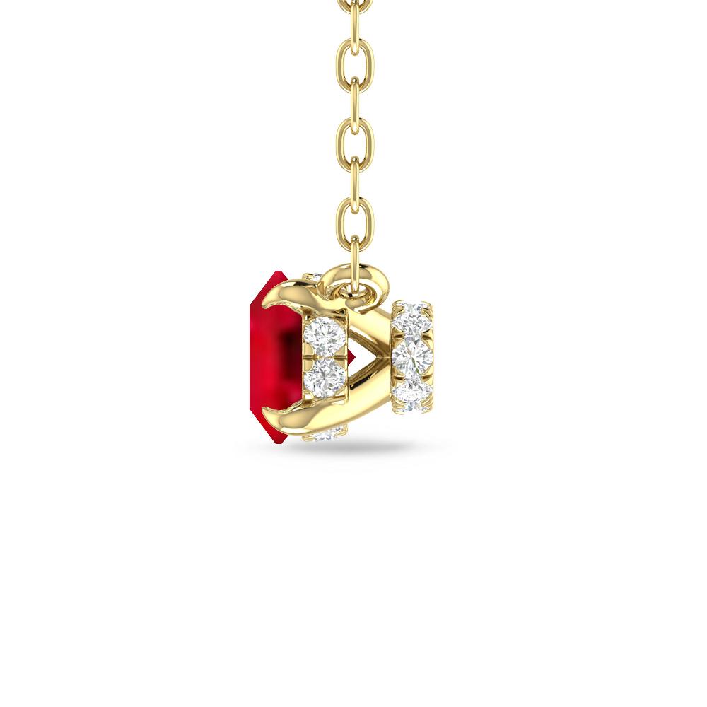 Yellow Gold - Ruby