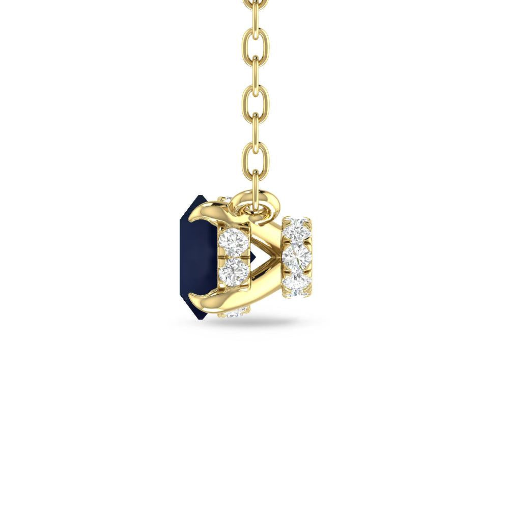 Yellow Gold - Sapphire